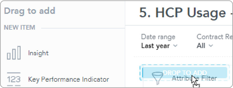 Data2 Drag and drop user interface